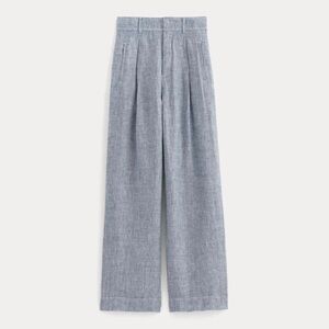 Everlane Cornflower Blue Wide-Leg Linen Pants